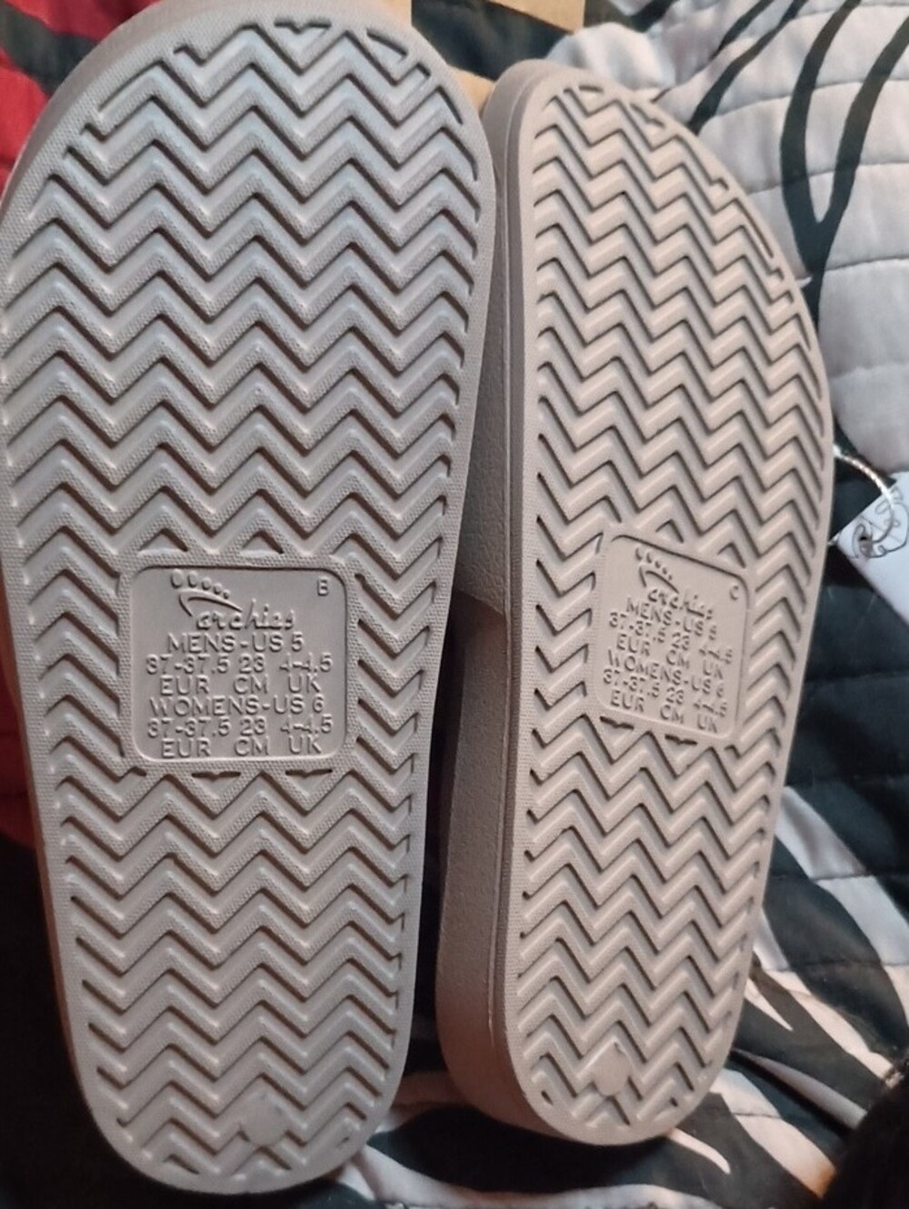 Archie's Women’s Slide Sandals in Light Taupe - Picture 2 of 2